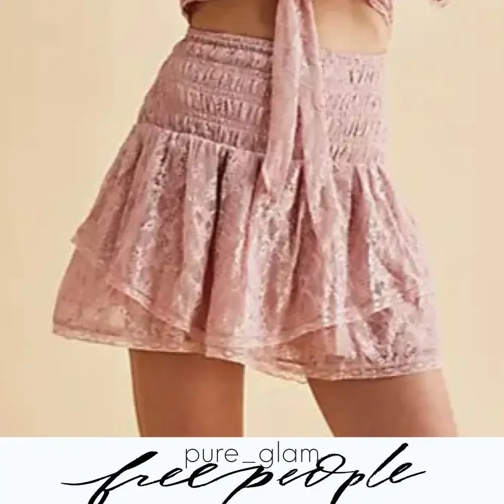 Free People lace mini dress